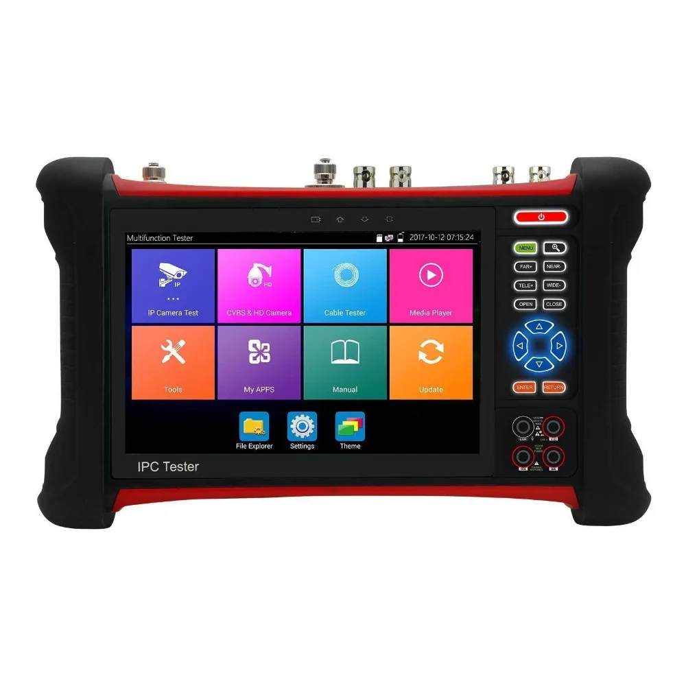 Тестер X7 IP камеры H.265 4K 8MP TVI CVI AHD SDI CVBS CCTV тестер монитор с дополнительным TDR