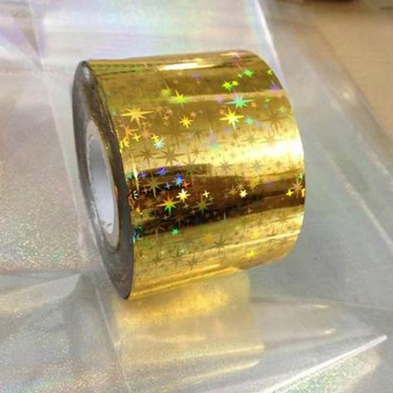 Fashion Design 1 roll Nail Transfer foil transfer film nail stickers