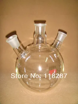 

2000ml,24/29,4-neck,Flat Bottom,Glass Flask,2L,Four Necks,Heavey Wall,lab glassware flask