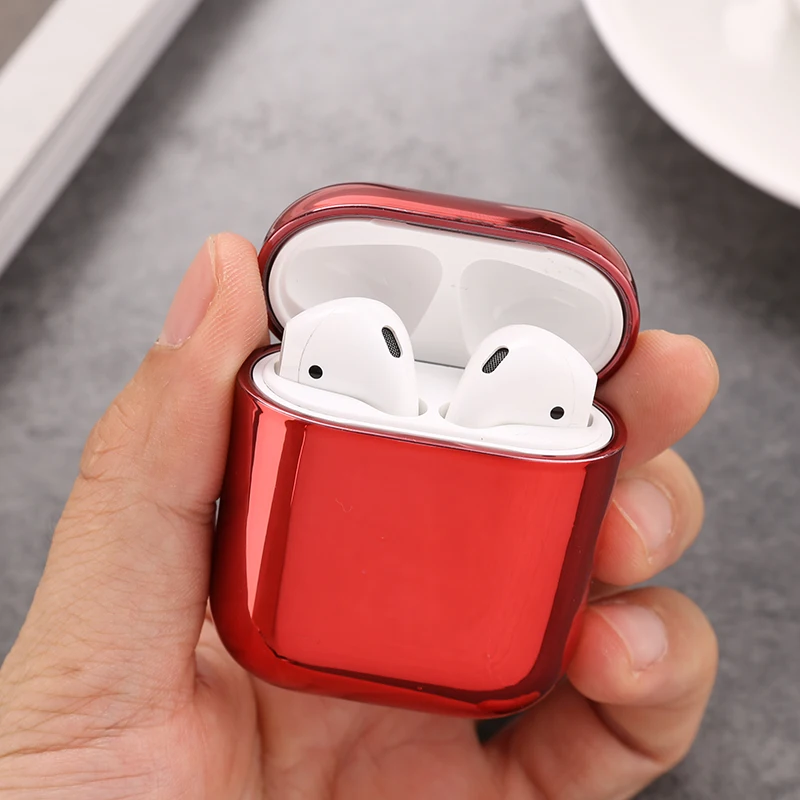 Чехол для AirPods, люксовое золотое покрытие, Жесткий Чехол, Bluetooth, беспроводные наушники, чехол для iPhone, наушники Air Pods, 2-я зарядная коробка