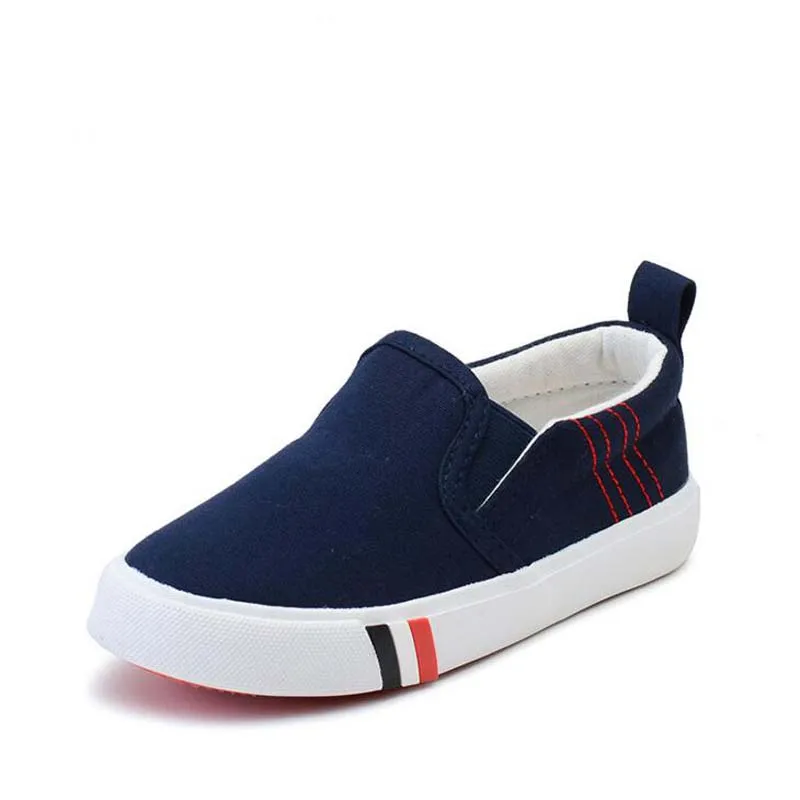 

New Children canvas shoes high quality boys girls fashion sneakers casual students sport shoes kids single shoes for 4-16Years