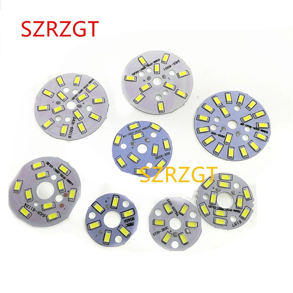 3 Вт 5 Вт 7 Вт 9 Вт 12 Вт 15 Вт 18 Вт SMD5730 SMD5630 печатная плата холодный белый теплый белый светодиодный светильник