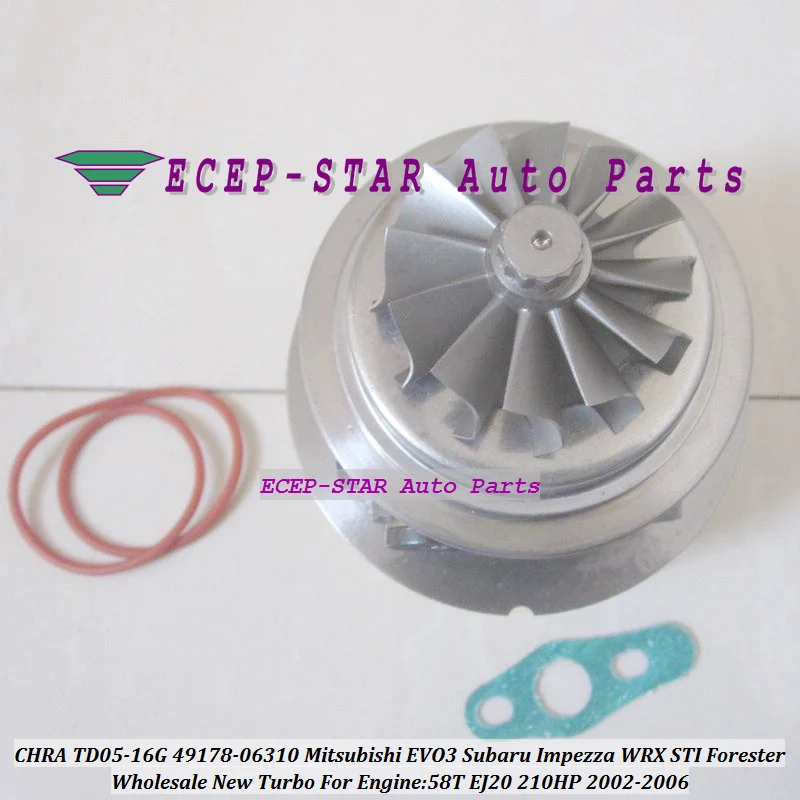 Turbo CHRA TD05-16G 49178-06310 Mitsubishi EVO3 Subaru Impezza WRX STI Forester 58T EJ20 210HP 2002-2006 (1)