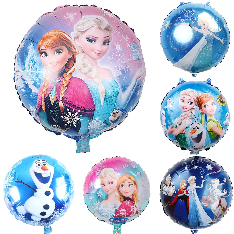 

1Pcs Frozen Party Theme Elsa Anna Balloons Party Decoration Balloons Rotate Balloon Birthday Party Supplies For Kids