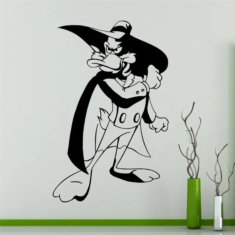 Darkwing Duck Wall Decal Vinyl Sticker Duck Home Interior Living Room Window Decals Housewares Design Stickers Wall