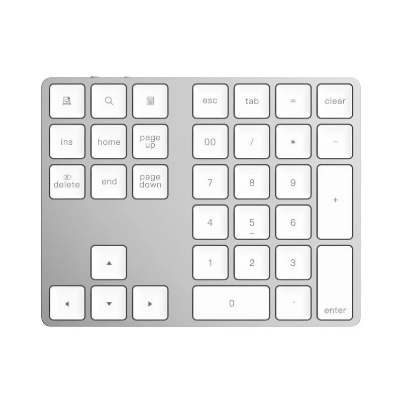 34 Keys Bluetooth Wireless Numeric Keypad Mini Numpad with More Function Keys Digital Keyboard For PC Macbook Number Pad Mini