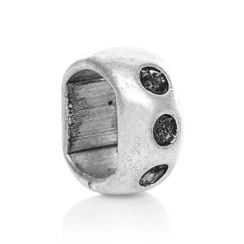 Charm Beads for Leather Bracelet/watch Bands or Wrist Bands (Cuboid)