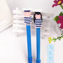 20 шт./партия Япония Южная Корея креативный мультфильм канцелярские рекламные ad подарок призовая ручка Студенческая темно-синяя полимерная глина шариковая ручка