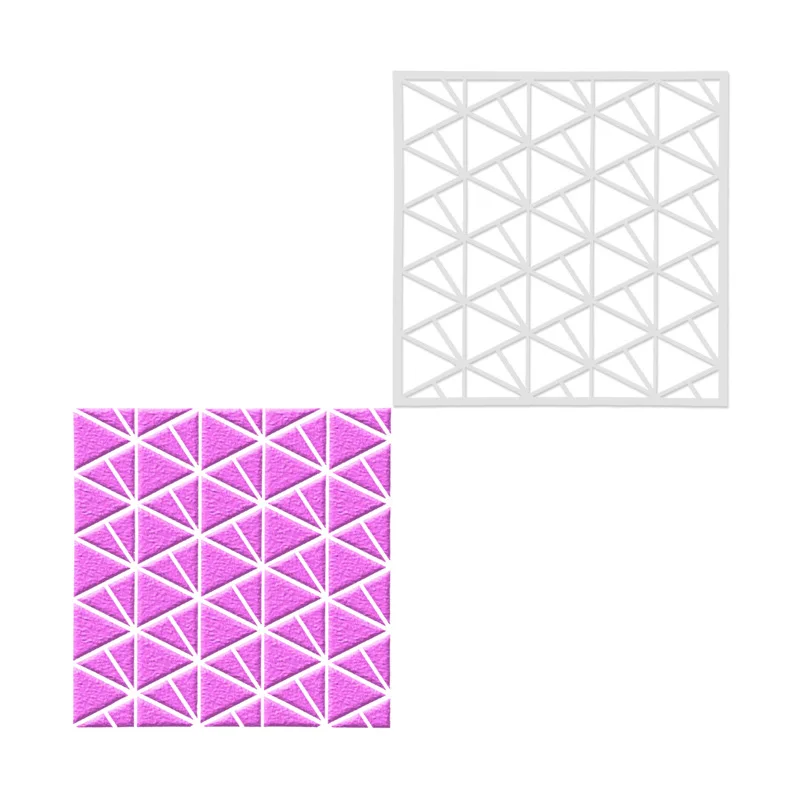 

13*13 Geometry pvc Layering Stencils for Diy scrapbook coloring,painting stencil,home decor diy etc. Product image