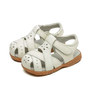 

CHAMSGEND Children's Girls Leather Summer Sandals Comfortable Breathable Casual Shoes MAY1 P35