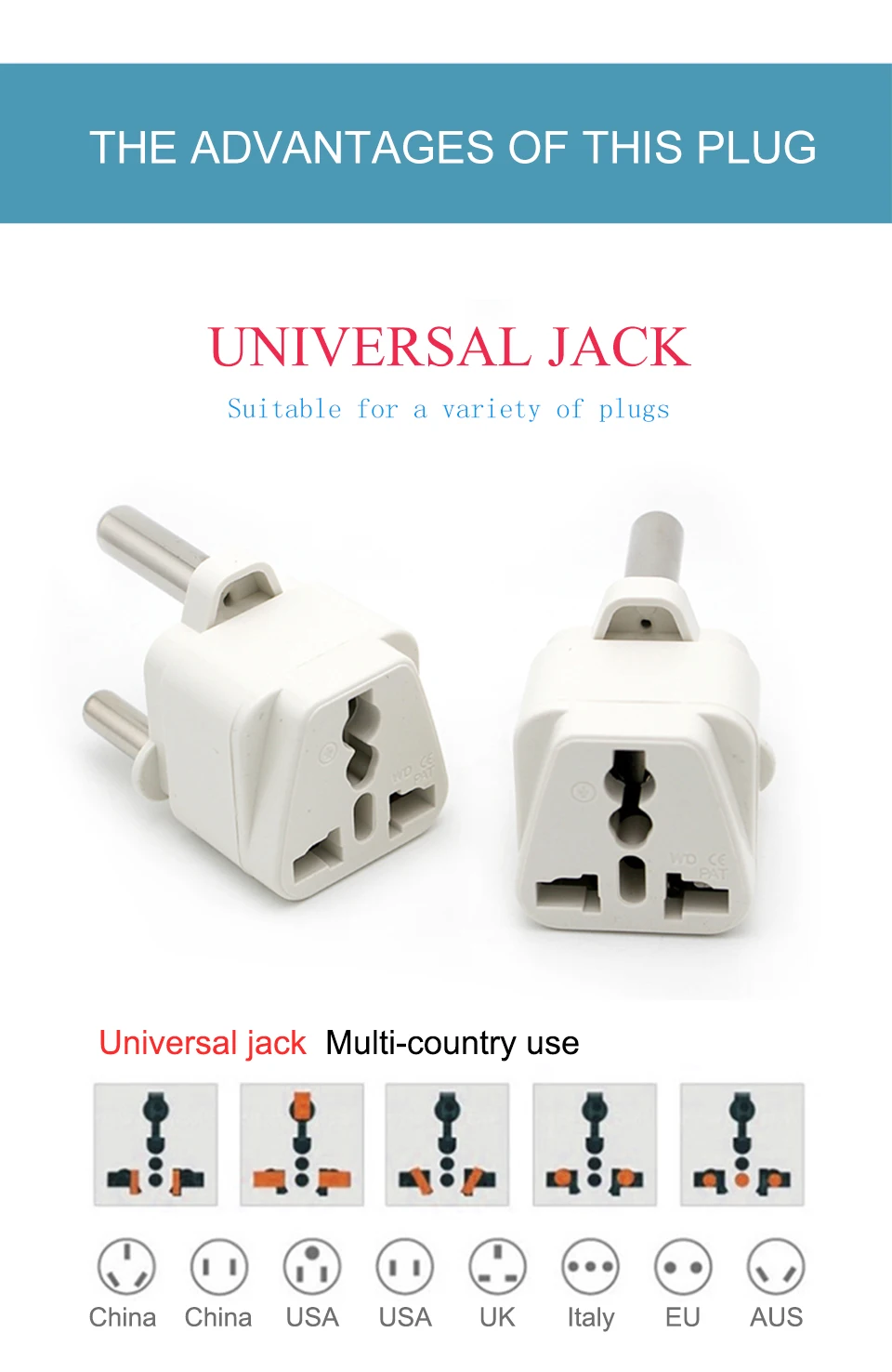 Large South African conversion plug 10A Socket Cape Town India Nepal Lanka Travel Adapter Plug Mobile phone laptop charging (6)