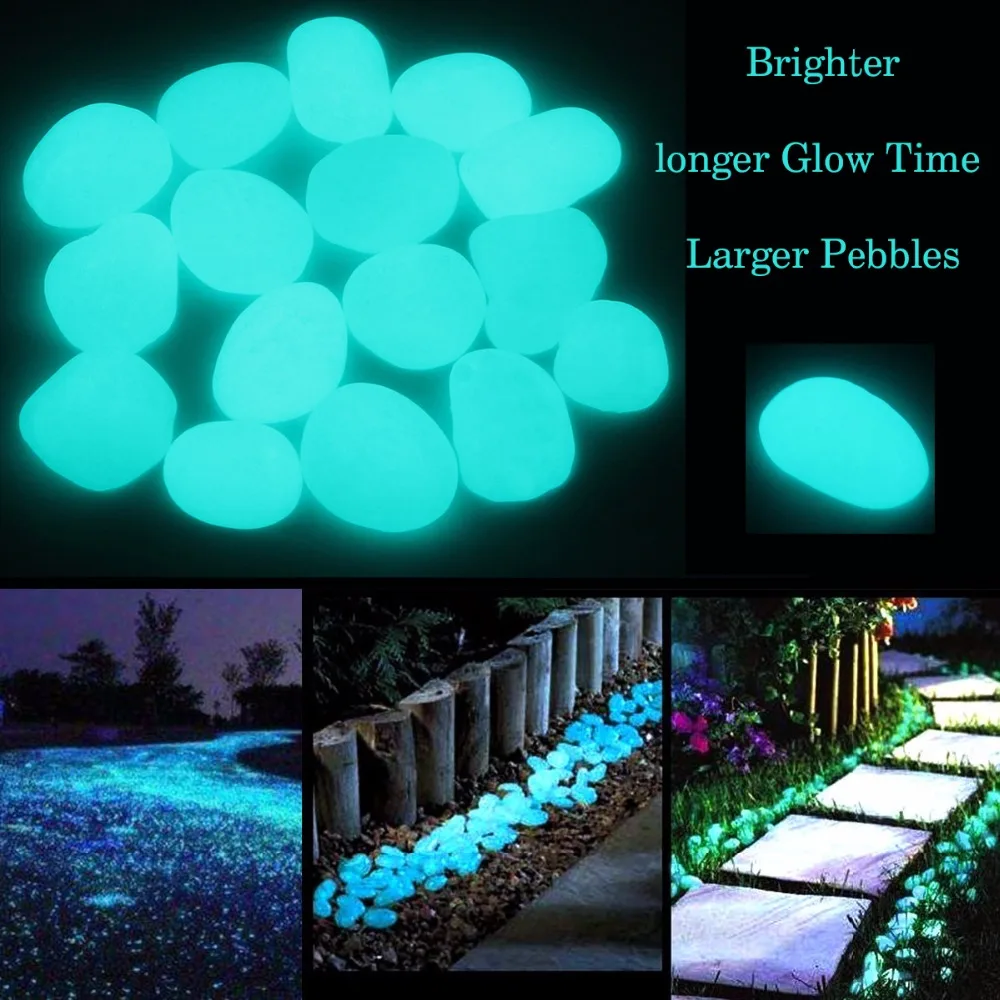 100-Pcs-Glow-in-the-Dark-Garden-Pebbles-Glow-Stones-Rocks-for-Walkways-Garden-Path-Patio (2)