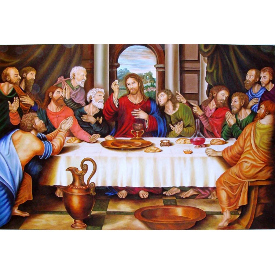 oneroom Diamond Painting The Last Supper Full Embroidery Diamond Cross