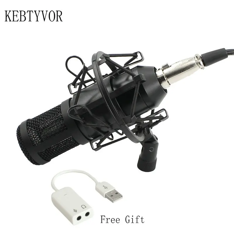 Microphone Professional BM800 Condenser KTV Microphone Pro Audio Studio Vocal Recording Mic KTV Karaoke+ Metal Shock Mount Microphone Professional BM800 Condenser KTV Microphone Pro Audio Studio Vocal Recording Mic KTV Karaoke+ Metal Shock Mount