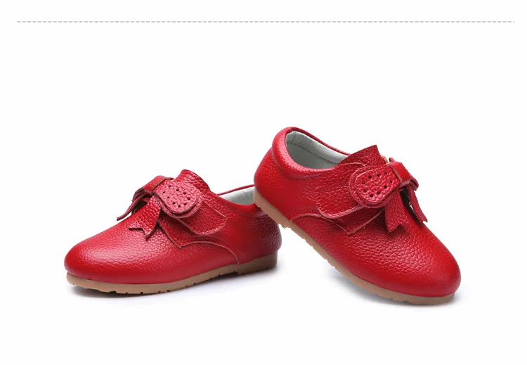 Обувь для девочек детская обувь из натуральной кожи принцесса кроссовки для вечеринки Детская школьная малышка однотонная качественная