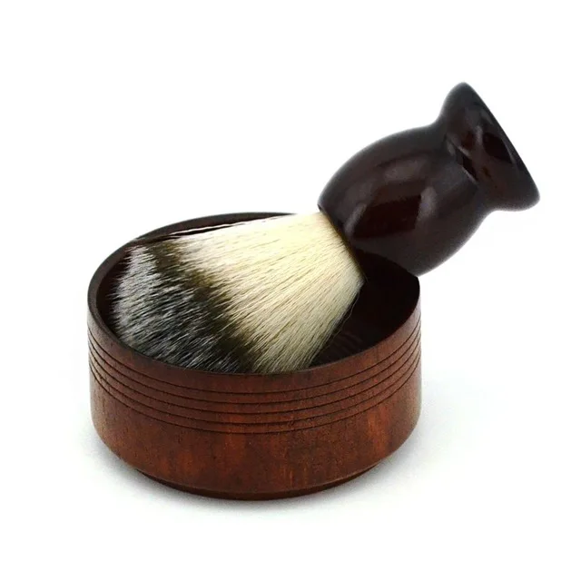 2pcs-Barber-Wet-Shaving-Black-Badger-Nylon-Hair-Beard-Shaving-Brush-Classic-Wood-Bowl-Soap-Mug.jpg_640x640 (1)