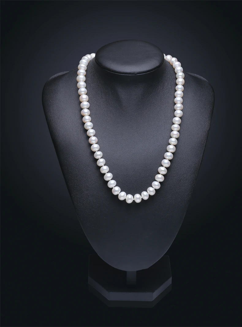 SHDIYAYUN жемчужное ожерелье 925 стерлингового серебра ювелирные изделия для женщин натуральный пресноводный жемчуг чокер, ожерелье из жемчуга ювелирные изделия оптом