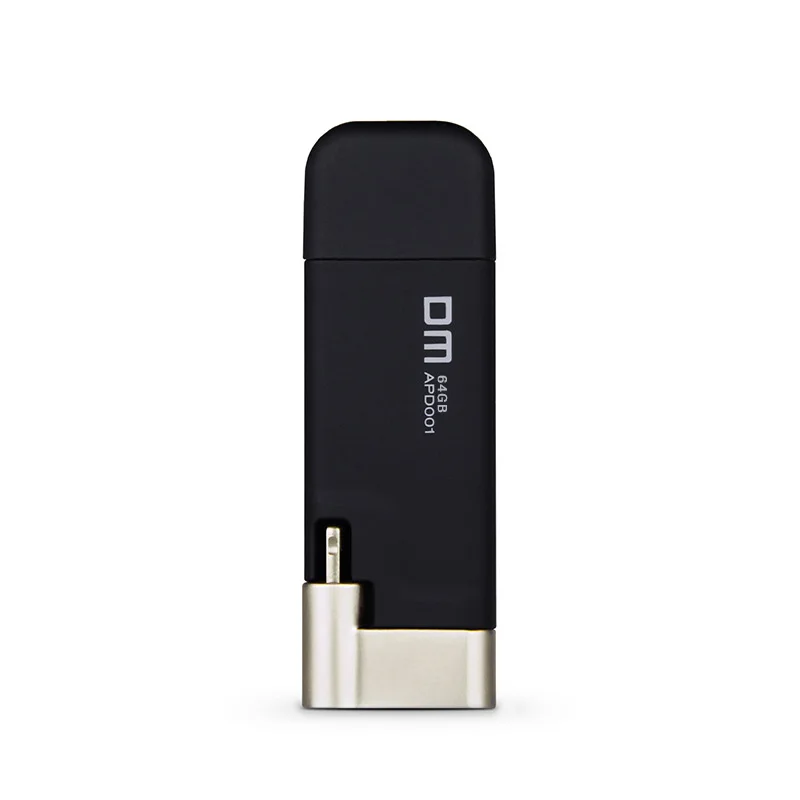 Флеш-накопитель DM APD001 USB3.0 32 Гб 64 ГБ для iPhone 8 7 Plus, металлическая флеш-карта Lightning, u-диск для MFi iOS13, карта памяти 128 ГБ