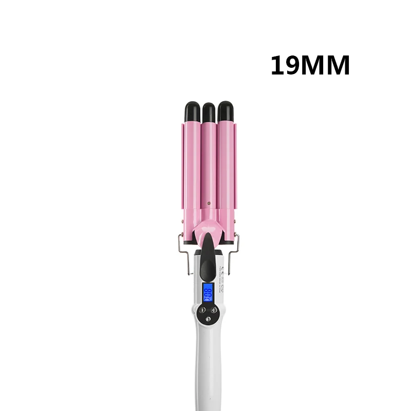 

2017 Limited 3 Barrels Big Wave Professional Hair Curling Iron Automatic Perm Splint Curler Waver Curlers Rollers Styling Tools