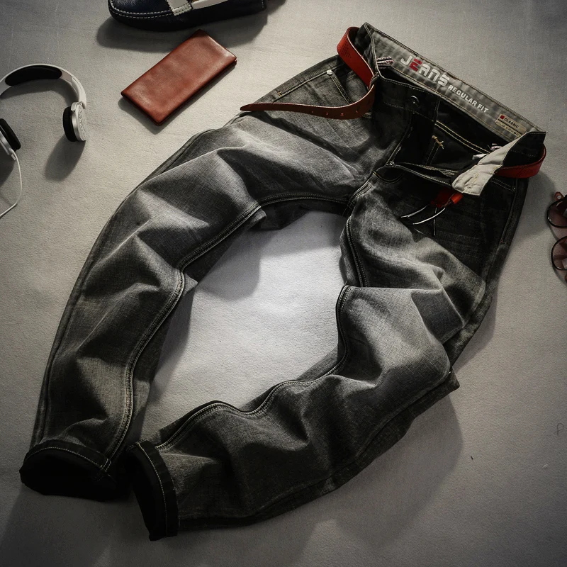 2017-New-Men-s-Jeans-High-Quality-Dark-Gray-Male-Fashion-Leisure-Slim-Jeans-Brand-Men (2)