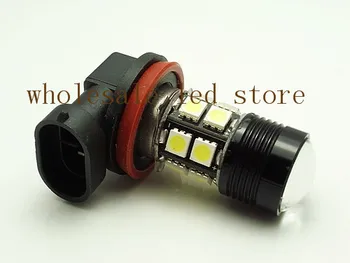 

2pcs/lot 9005 HB4 High Power Q5 LED + 12 SMD 5050 Pure White Tail Car 7W Light Lamp Bulb V6 12V Free shipping