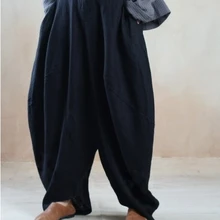 Весенние Оригинальные женские льняные повседневные брюки женские Капри 23007-3