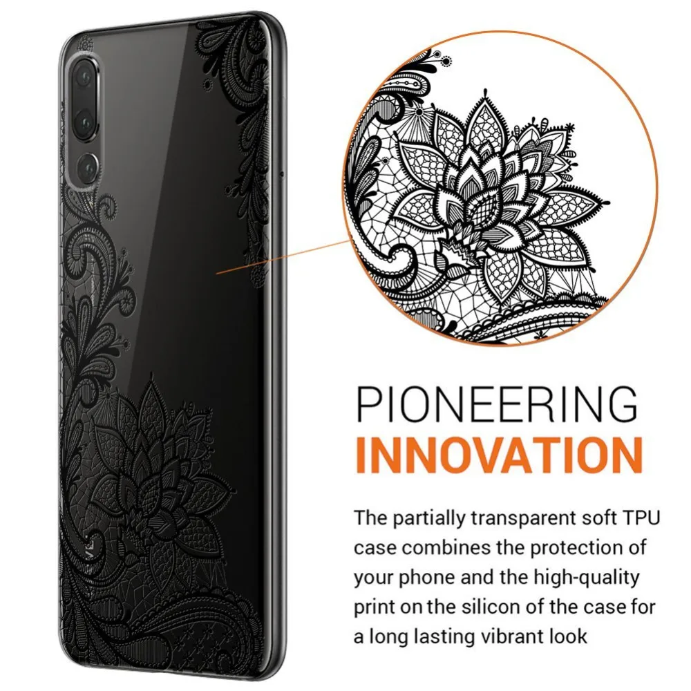 Panda Cute Patterned Slim Ultra Thin Clear Soft Silcione Case For Huawei P20 P20 Lite Nova 3E P20 Plus P Smart Phone Case Cover 2