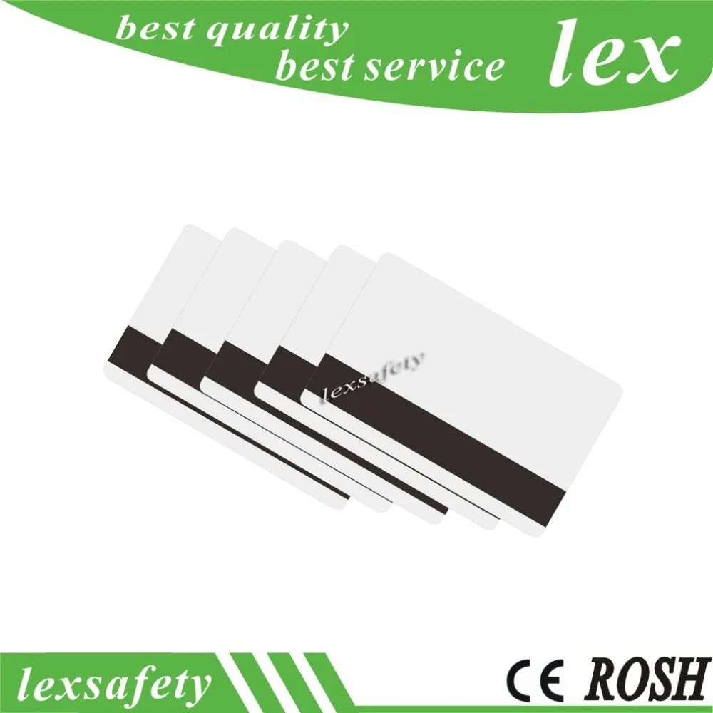 Blank White Magnetic Stripe Cards - LOW Prices