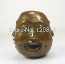

old handwork Tibet copper copper brass 4 face emotion Buddha statue