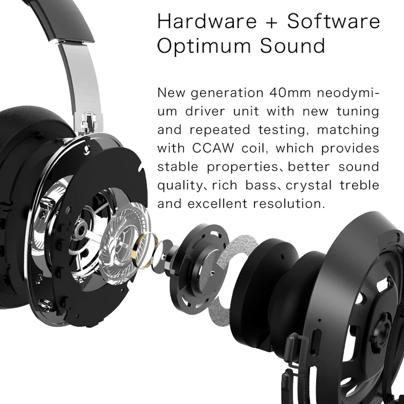 EDIFIER W828NB wireless headphone ANC Bluetooth