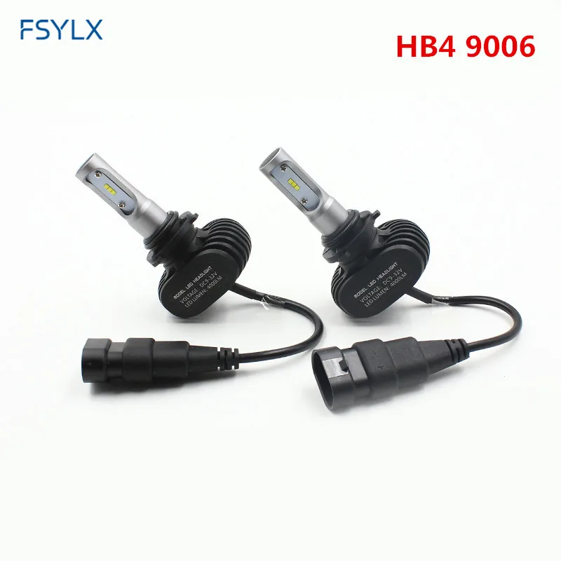 FSYLX 8000lm S1 CSP светодиодный светильник на голову лампа Авто H1 H3 H7 H11 9006 9005 налобный