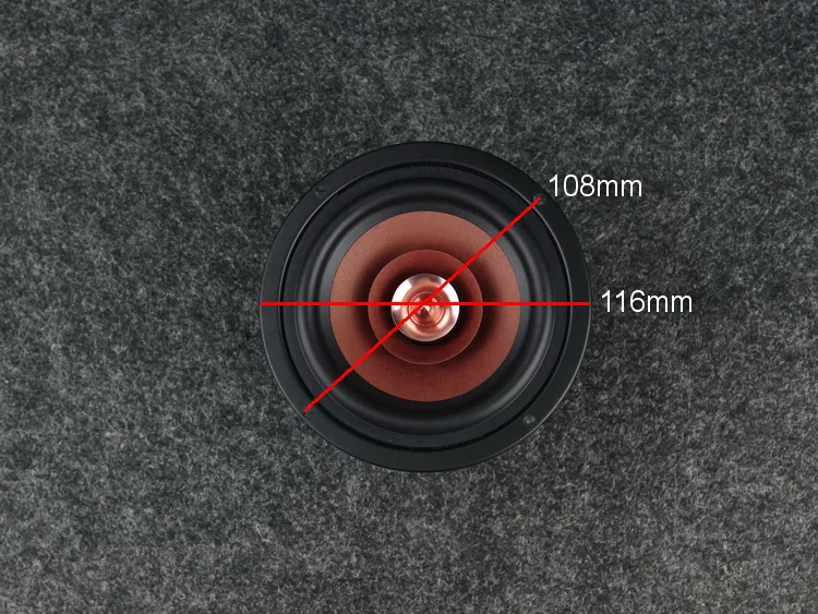 Audio Labs High Performance HiFi 4inch full range speaker 1Pair 4/8ohm 25W 4" fullrange full speakers