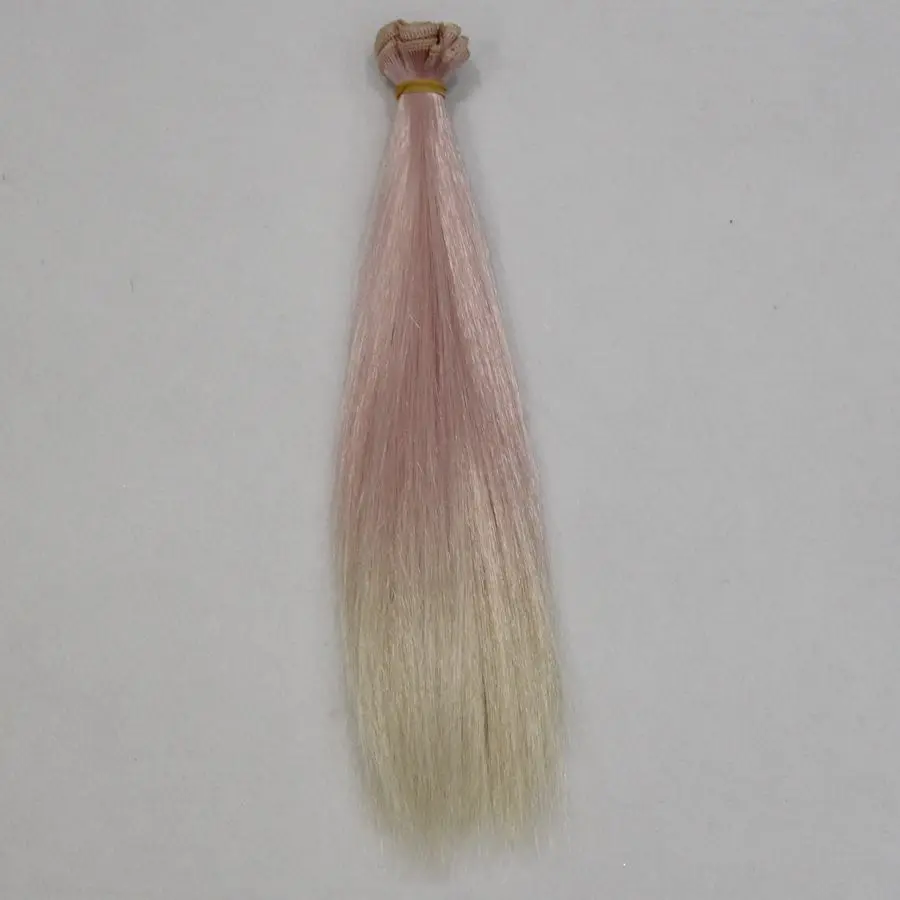 Новые 25 см оптом градиентные прямые волосы/парики для BJD для кукол Blyth Diy куклы ручной работы деревья куклы DIY аксессуары - Цвет: 5