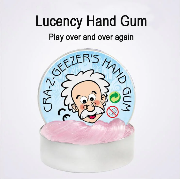 

Yant Jouet Lucency Hand Gum Slime 5 colours Toys Clay Air Dry Plasticine Light Soft Polymer putty Jumping DIY Playdough for Kids