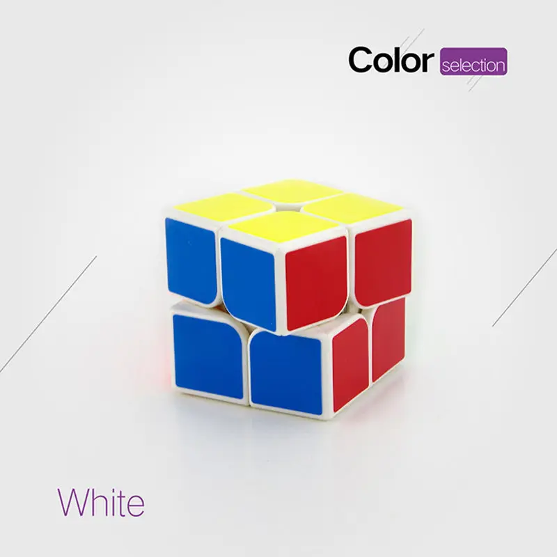 MoYu WeiPo 2x2 Cube нео куб магнитный профессиональная Скорость Волшебная кубическая Мозаика игрушки для детей neo cube Детские обучающие игрушки-пазлы игрушки для взрослых magic cube - Цвет: Белый