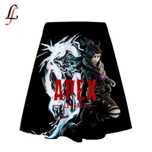 Apex Legends/Повседневные Вечерние юбки с эластичной резинкой на талии Harajuku shein, короткая классная юбка, Женская универсальная свободная однотонная мягкая короткая женская юбка