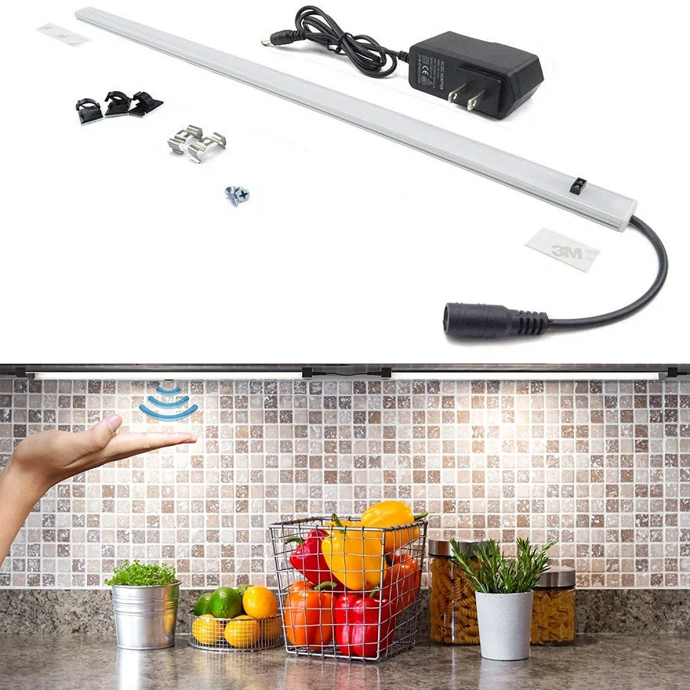 LED مجلس الوزراء تحت ضوء اليد موجة التحكم أضواء المطبخ الحمام معرضا مصابيح خزانة شريط مصباح خزانة خزانة الديكور LED مجلس الوزراء تحت ضوء اليد موجة التحكم أضواء المطبخ الحمام معرضا مصابيح خزانة شريط مصباح خزانة خزانة الديكور