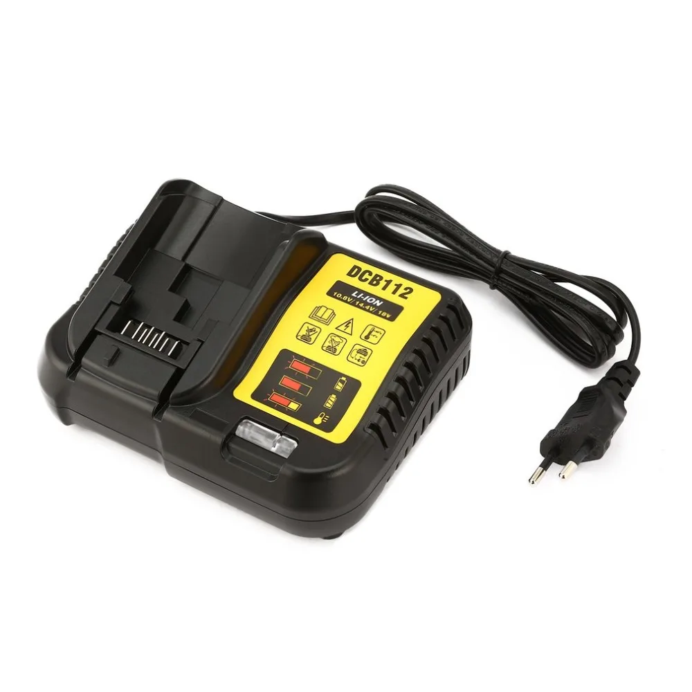 DCB112 Battery Charger Power Tool Fast Suitable for Dewalt 12-20V 2A Li-ion Batteries EU plug | Электроника