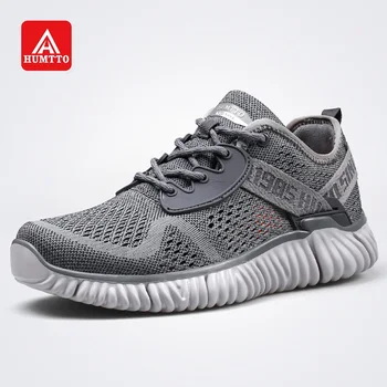

HUMTTO Men's Walking Shoes Breathable Lace-Up Light Weight Sneakers Urban Leisure Lifestyle Jogging Shoes