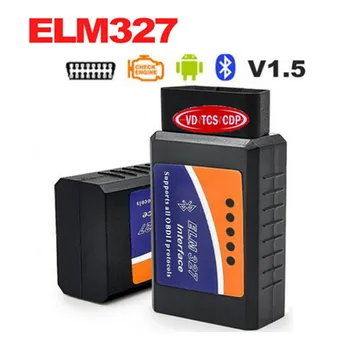 

2017 ELM 327 V 1.5 BT adapter Works On Android Torque Elm327 Bluetooth V1.5 Interface OBD2 / OBD II Auto Car Diagnostic-Scanner