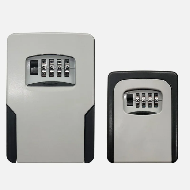 Big size Key Lock Box House Key Storage Lock Box with 4 Digits Combination Outdoor Key Safe Lock Box Sturdy Wall Mounted