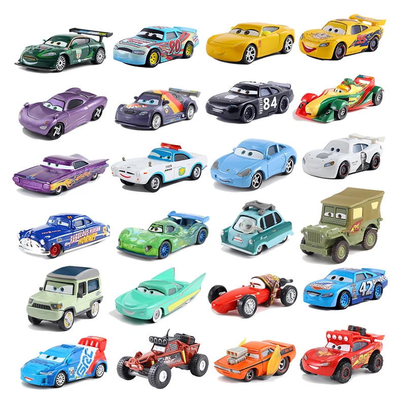 

Disney Pixar Car 3 Lightning McQueen Mater Jackson Storm Ramirez 1:55 Die Cast Metal Alloy Model New Toy Car Free Shipping
