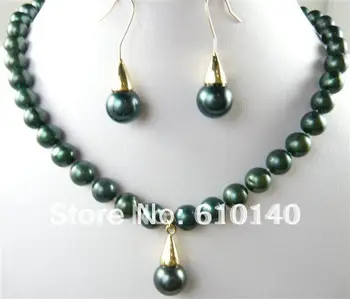 

3PCS Stunning shell earrings pendant necklace Sets 0070