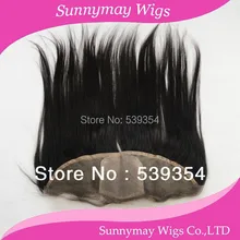 Hot selling Virgin Brazilian straight hair silk base lace frontal closure 13×4