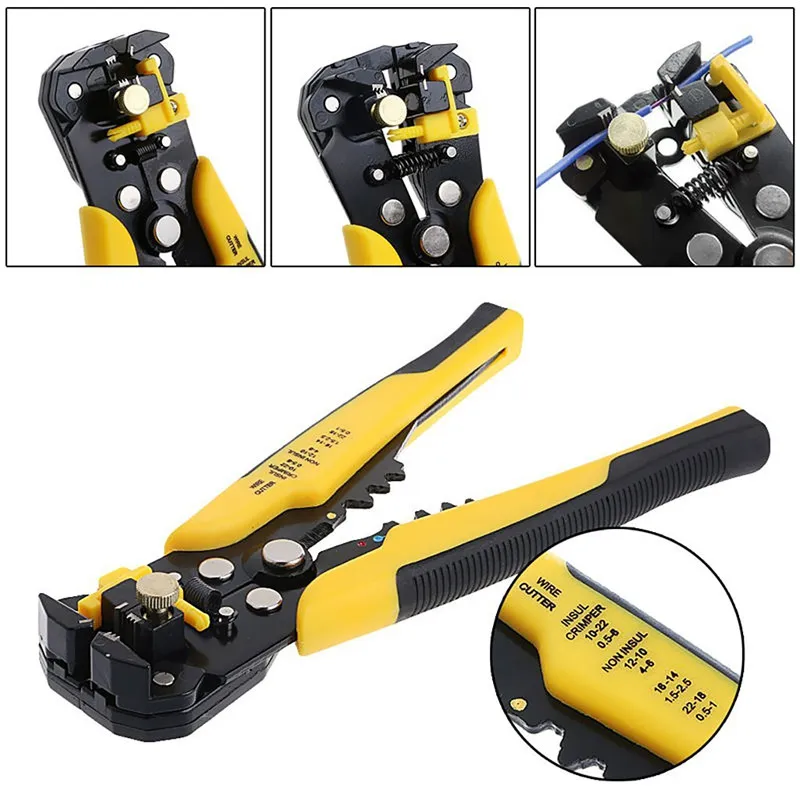 New peeling shear wire strippers stripper tool mini pliers cable cutters tools crimping plier stripping multitool function