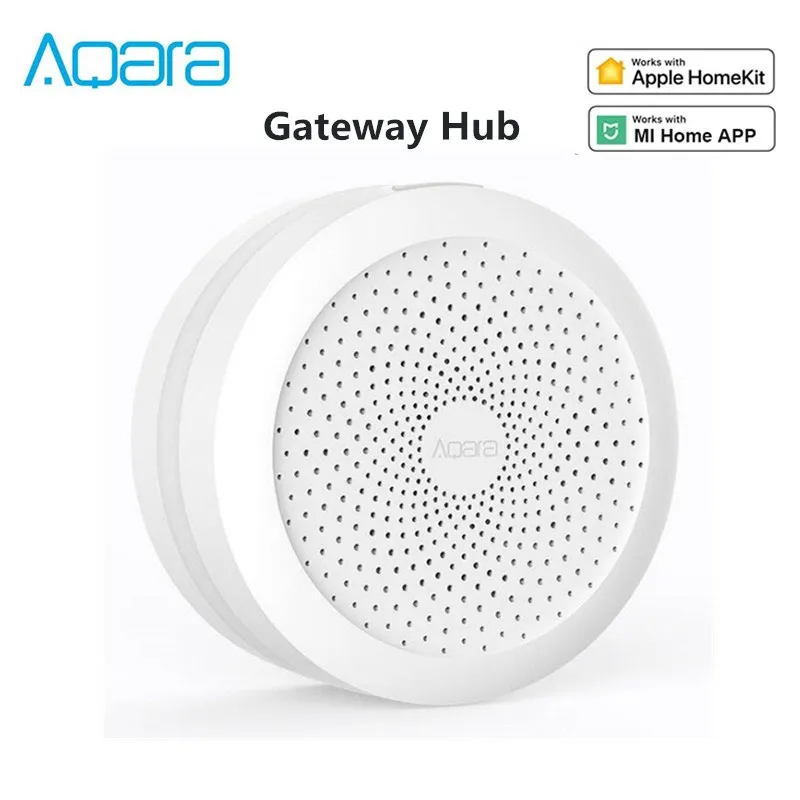 Комплекты умного дома Aqara с настенным беспроводным переключателем, дверным окном, датчиком влажности, датчиком воды, датчиком тела и т. д. домашнее устройство - Цвет: Aqara Gateway Hub