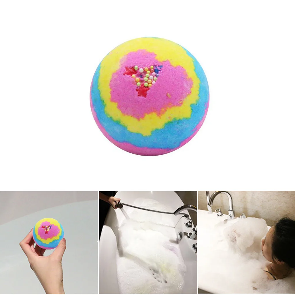 

Rainbow Rose Bathing Bombs DIY Bathing Tool Accessories Creative Mold Explosion Ball lush Fizzy Spa Moisturizes Bubble Bath