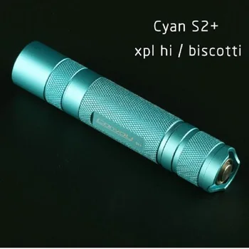 

Convoy Cyan S2+ flashlight, with XPL HI led inside and ar-coated glass,biscotti firmware