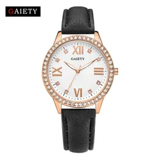 Top Brand GAETY Bracelet Watch Women Fashion Casual Analog Black Leather Luxury Crystal Rhinestone Quartz Wrist Watches Clock Top Brand GAETY Bracelet Watch Women Fashion Casual Analog Black Leather Luxury Crystal Rhinestone Quartz Wrist Watches Clock