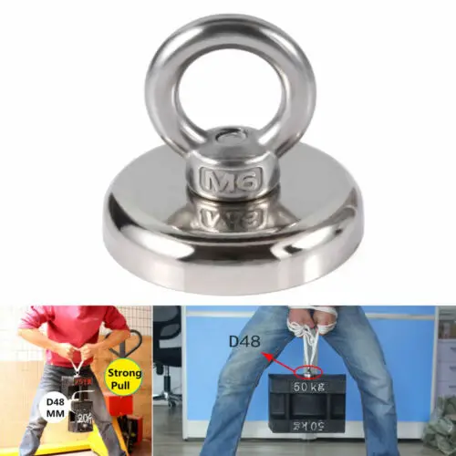 

Recovery Magnet Hook Strong Sea Fishing Diving Treasure Searching Magnet Hooks Rails Strong Magnet Hook